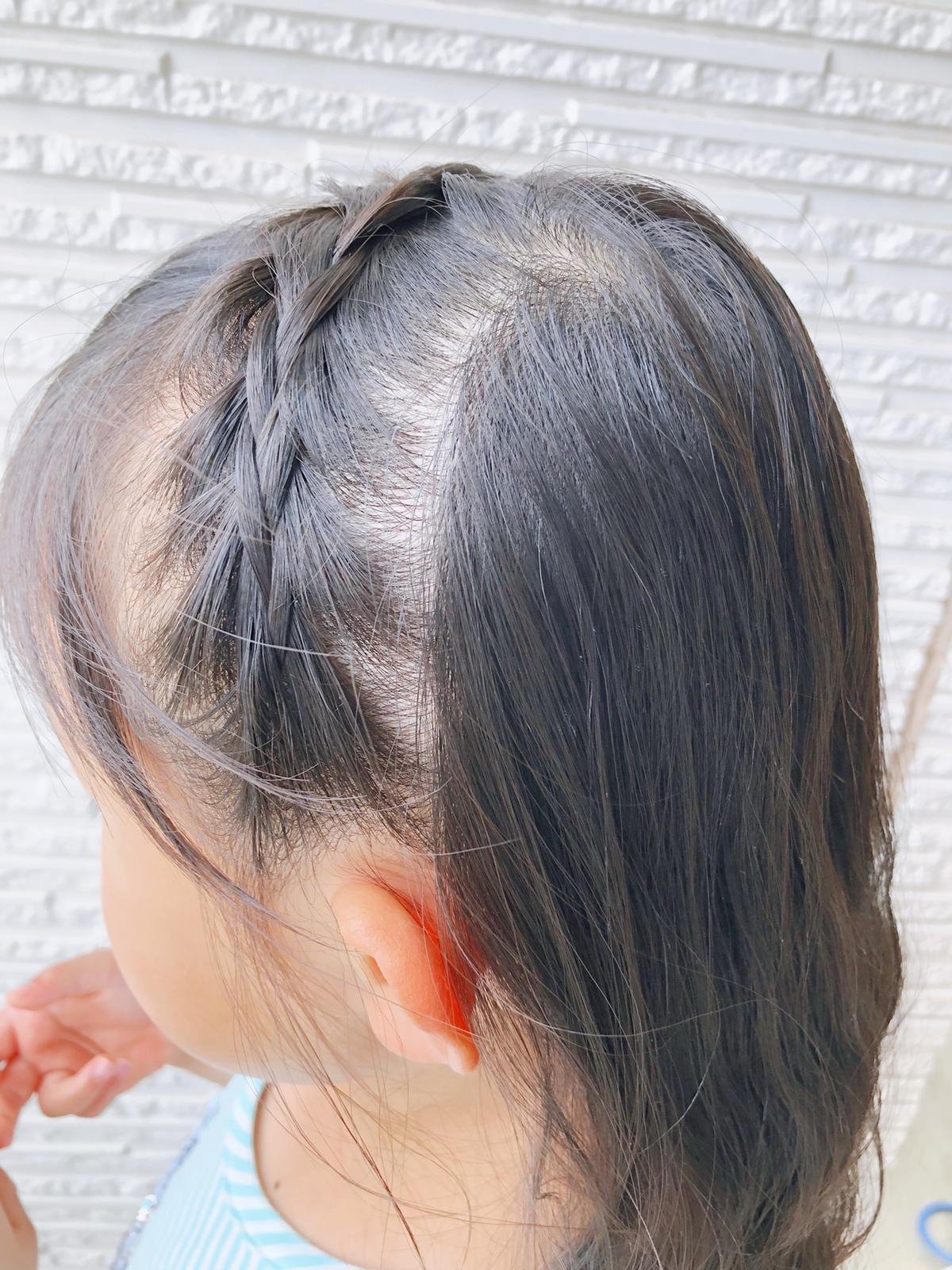 ぶきっちょママの娘ヘア 編み込みカチューシャ風アレンジ Jun 8127 Tが投稿したフォトブック Sharee