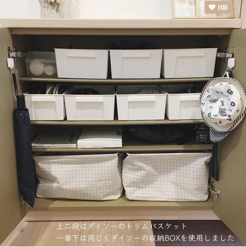 ダイソーアイテムでシューズボックス収納𖥧𖥣 Yuukii Ismartが投稿したフォトブック Sharee