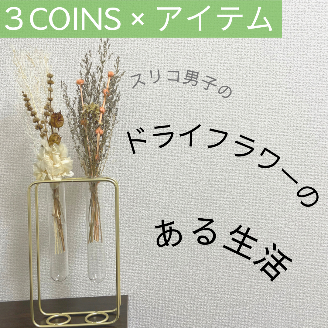 3coins スリコ男子のドライフラワーのある生活 Usuke 快適な暮らしが投稿した記事 Sharee