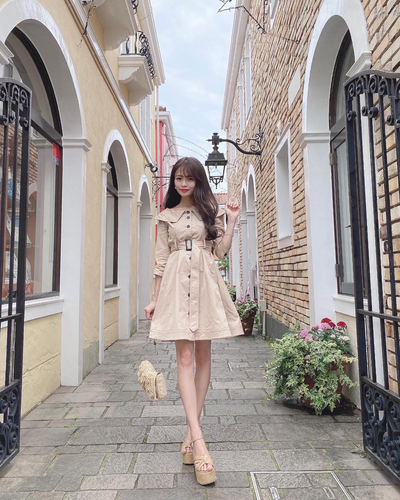 トレンチコート風ワンピース Ichaaakoが投稿したフォトブック Sharee