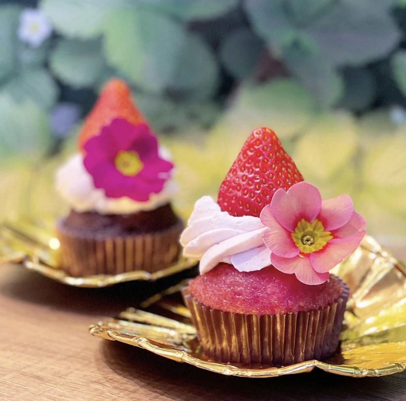 京都 苺とお花のカップケーキをハック エン 京花果茶 デパ地下のまおさんが投稿したフォトブック Lemon8