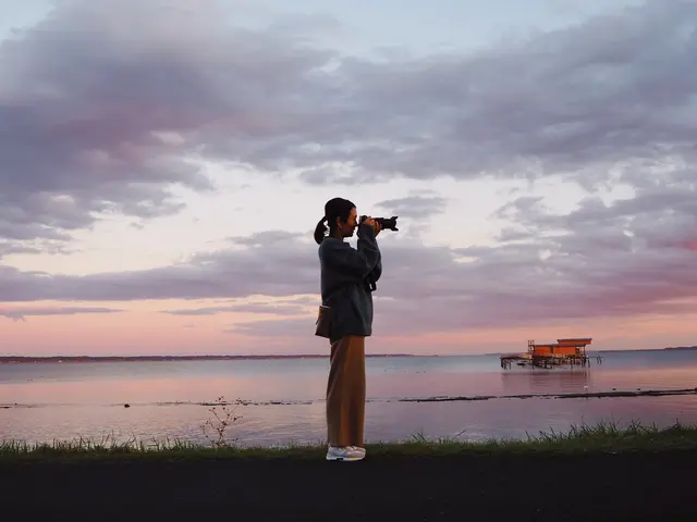茨城県かすみがうら市／日本で２番目に広い湖🌊霞ヶ浦の画像