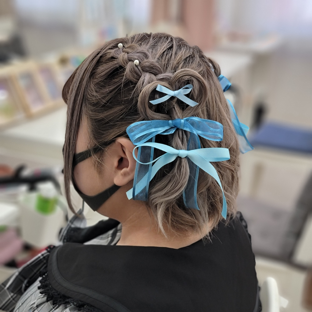ハートのハーフツインテール Hairmakeみどりが投稿したフォトブック Lemon8