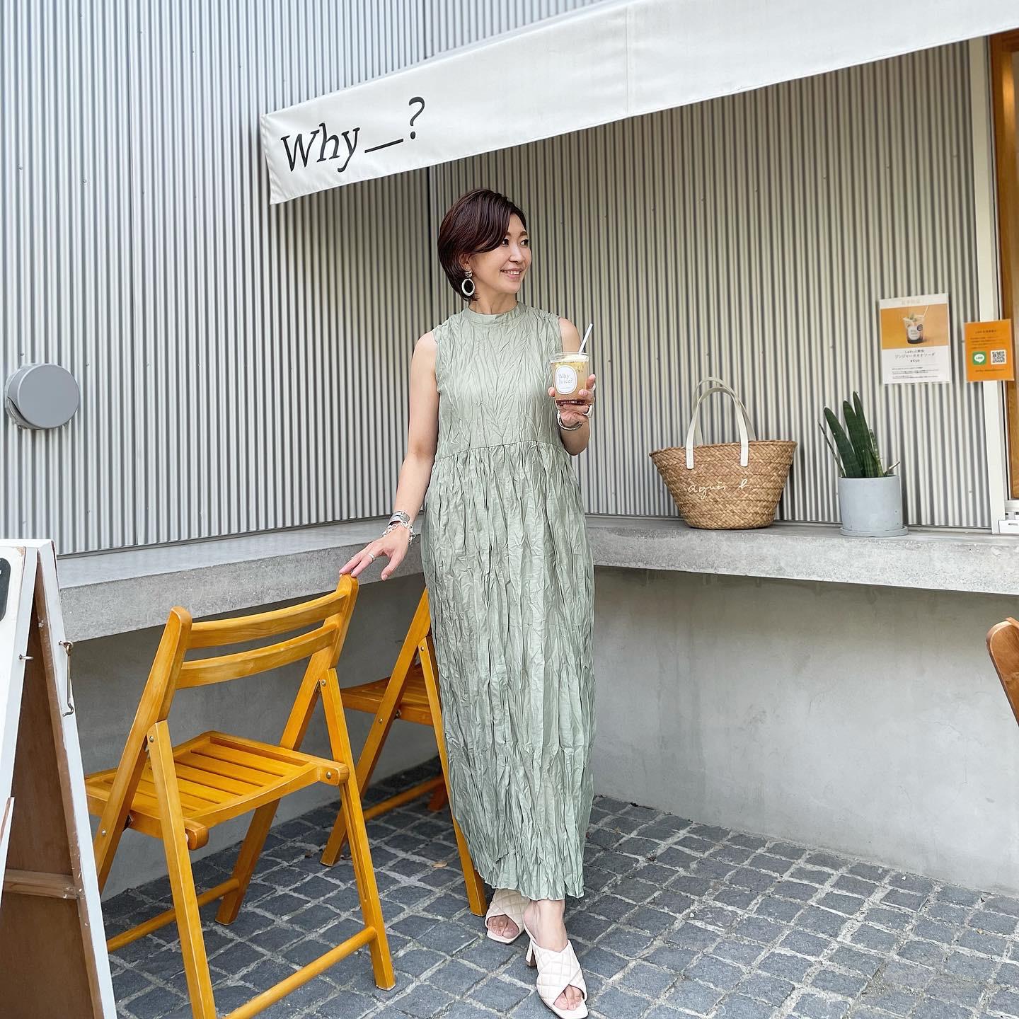 シワが気にならないワッシャー加工のワンピース Ayakonbubuが投稿したフォトブック Sharee