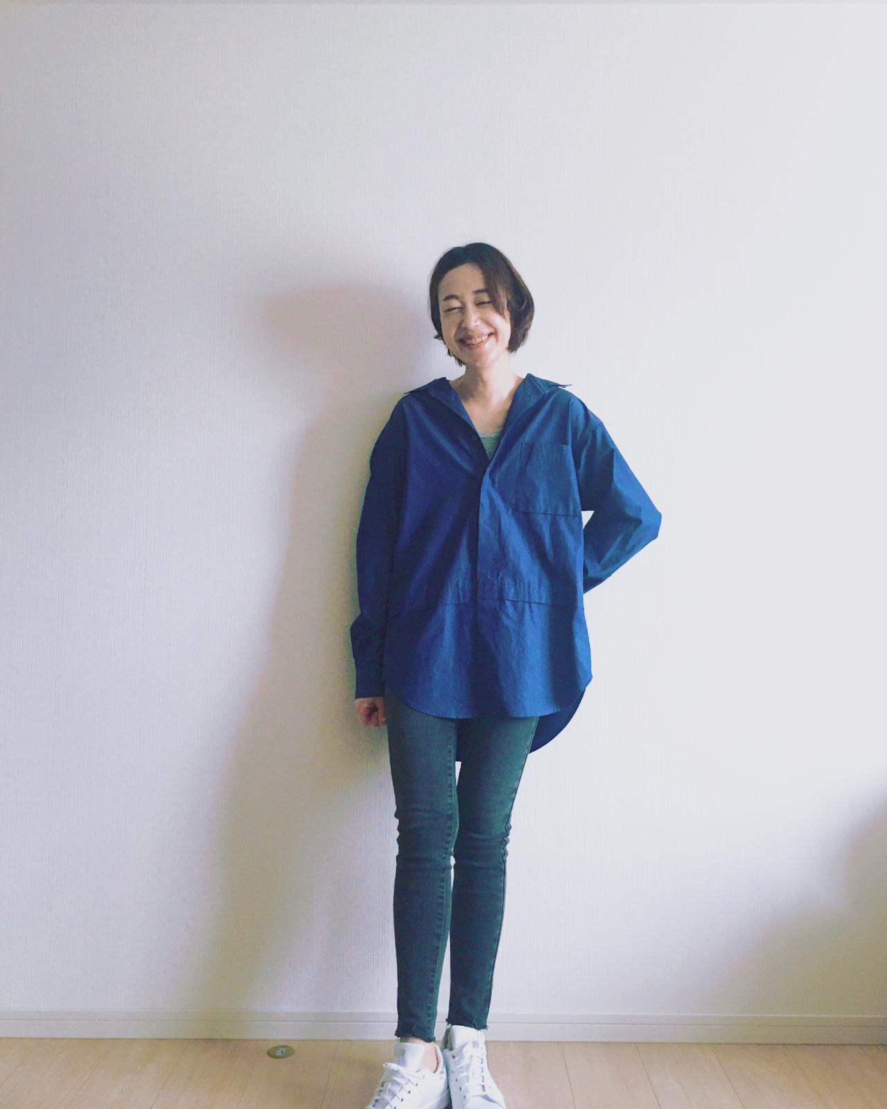 アラフィフ女子が着こなすuniqlo ｊのメンズシャツ Kyoco が投稿したフォトブック Sharee