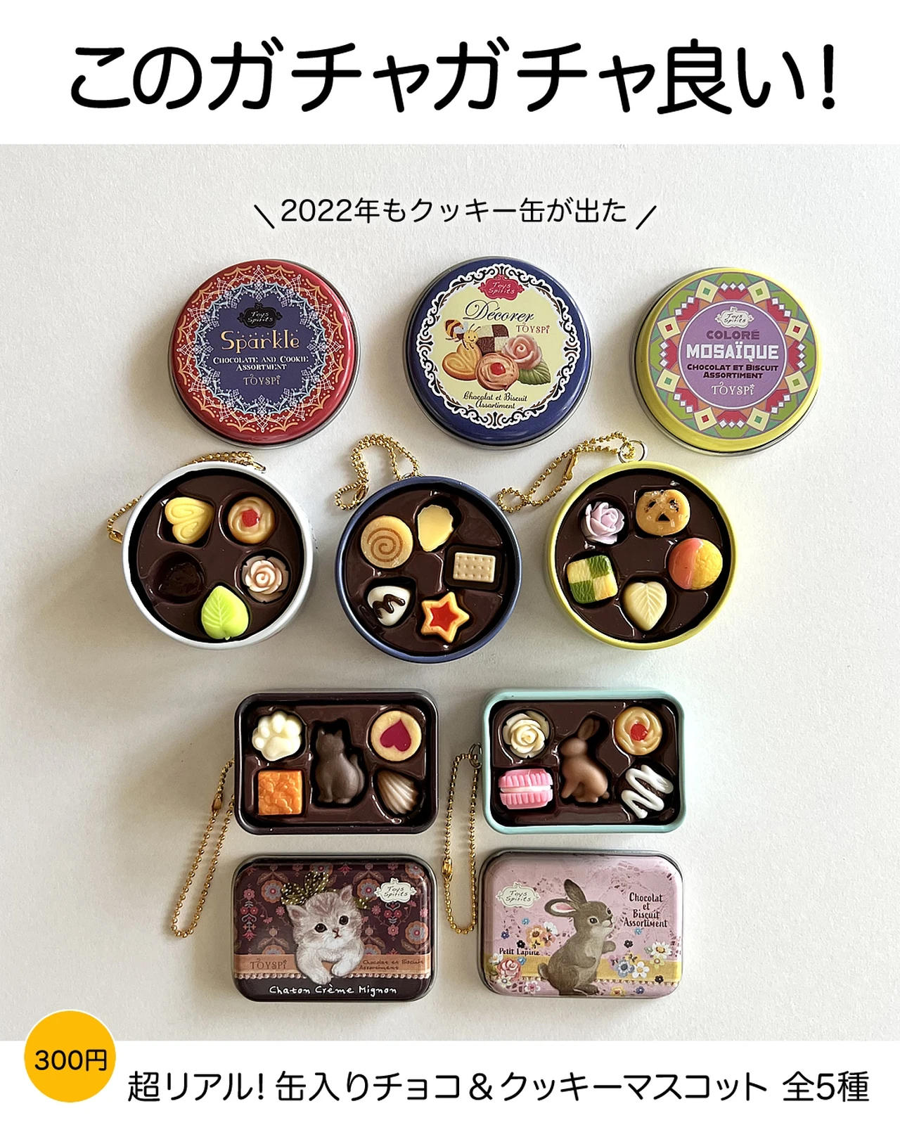 チョコ クッキー缶の可愛いガチャガチャ ぱんくまが投稿したフォトブック Lemon8