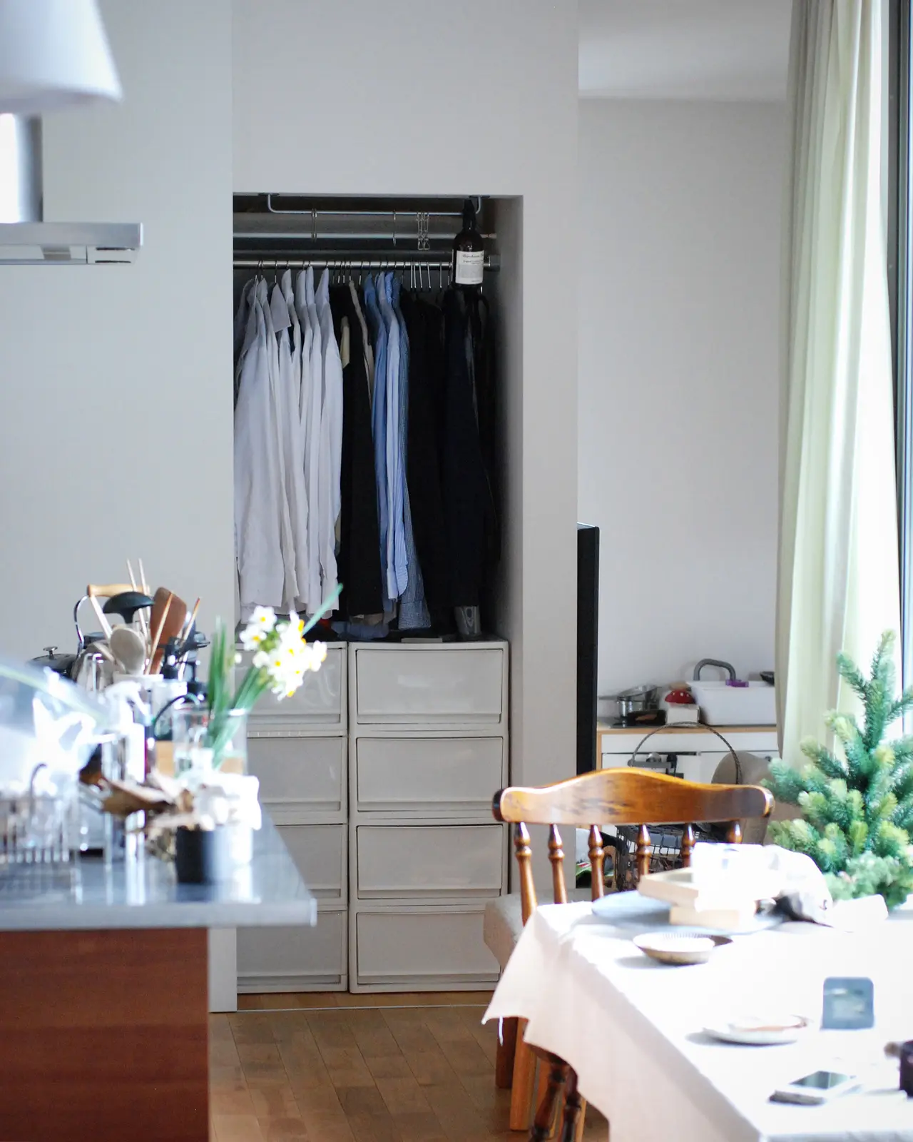 Lemon8 Story クローゼット扉 カーテン