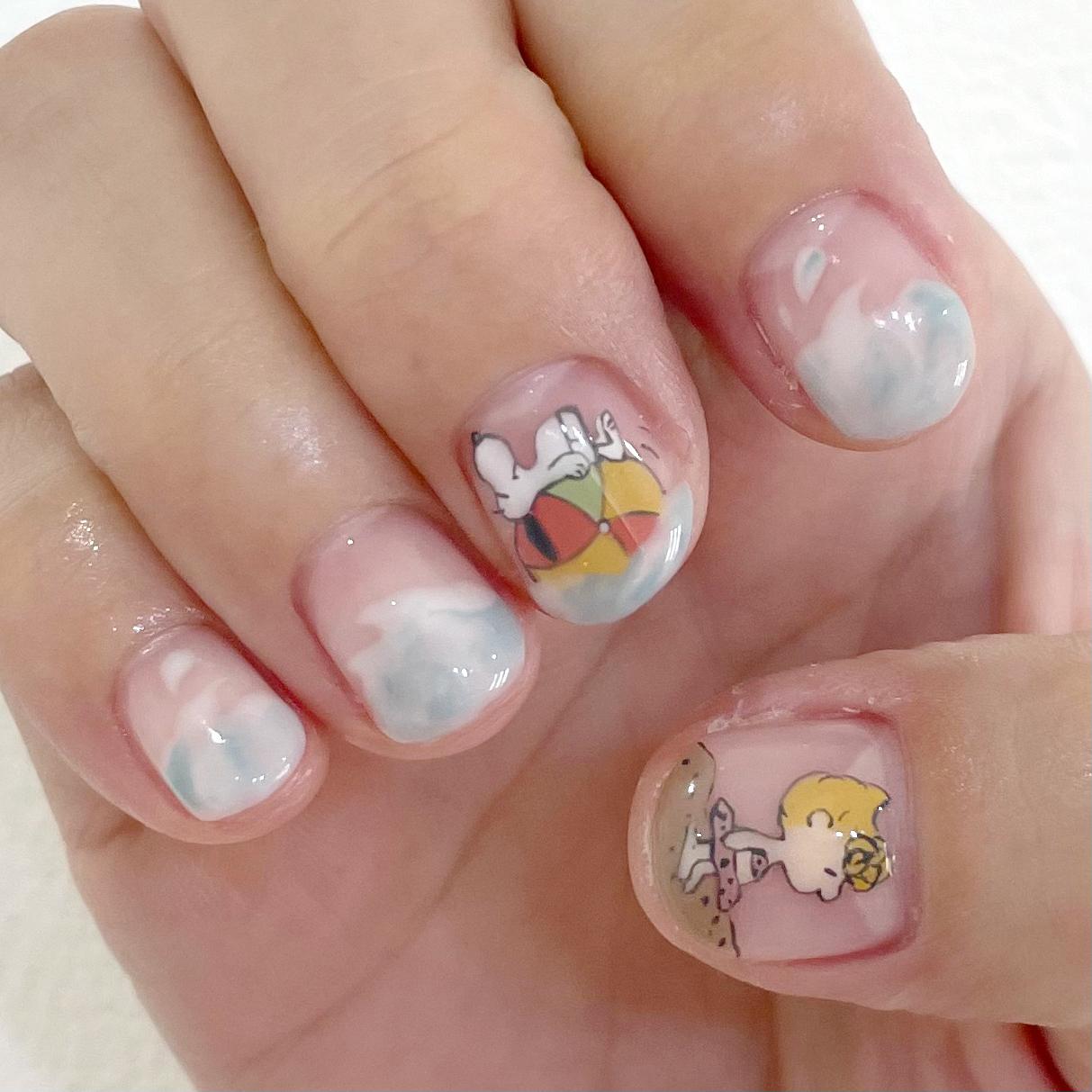 スヌーピーの夏ネイル Namimoが投稿したフォトブック Lemon8