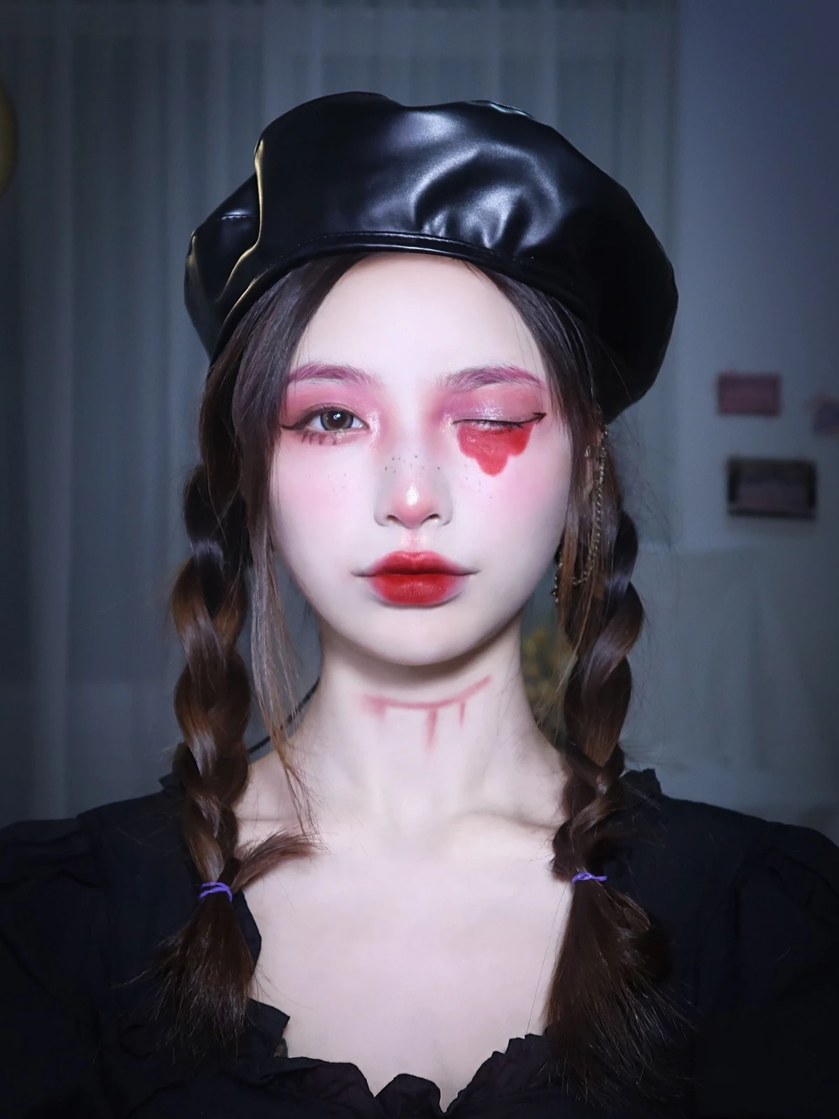 ハロウィンメイク 可愛い Lemon8