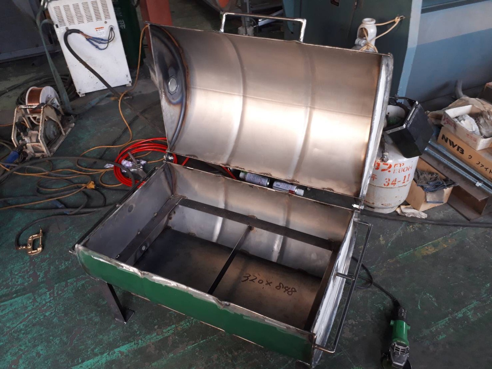 Lemon8 Story 焼き芋 ドラム缶 作り方