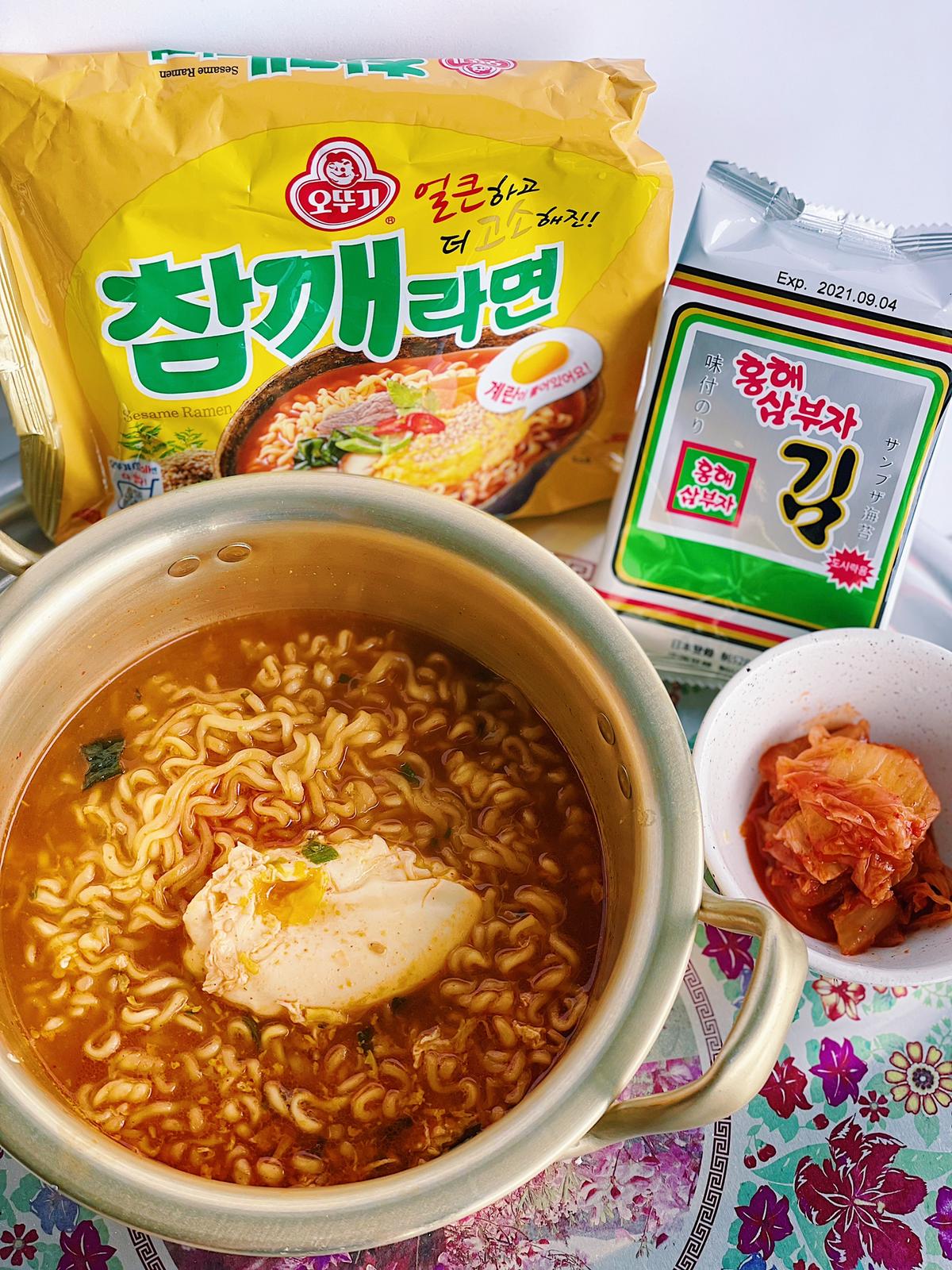 韓国ラーメン 참깨라면 チャムケラーメン Chiaki 韓国maniaが投稿したフォトブック Lemon8