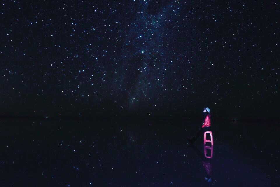 世界の絶景 圧巻の絶景 ウユニ塩湖の星空の鏡張り Makoとらべるが投稿したフォトブック Sharee