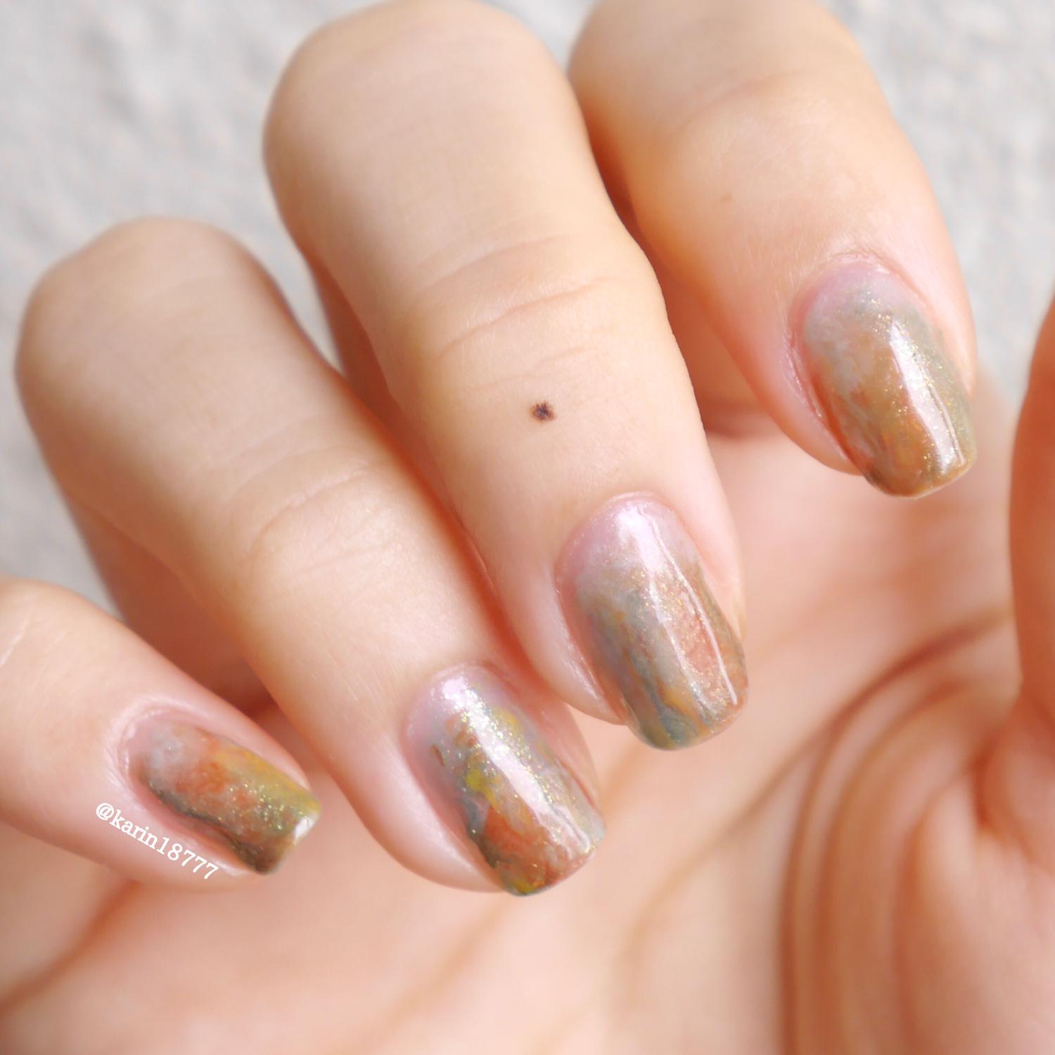 簡単マーブルネイル Karinが投稿したフォトブック Sharee
