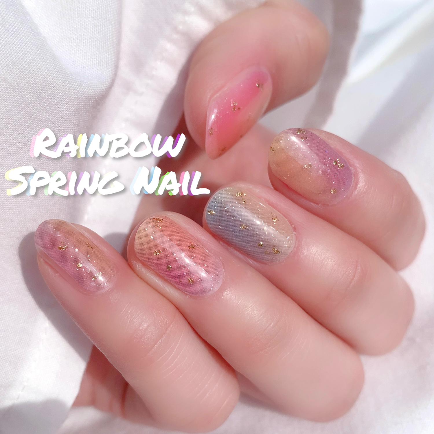 ジェラートファクトリー春新作 Rainbow Spring Nail Borotamaが投稿したフォトブック Sharee