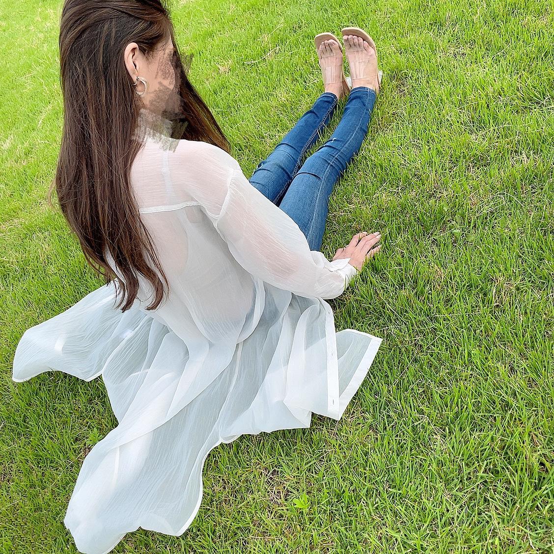 Gu シアーシャツワンピース Shiro3344が投稿したフォトブック Sharee