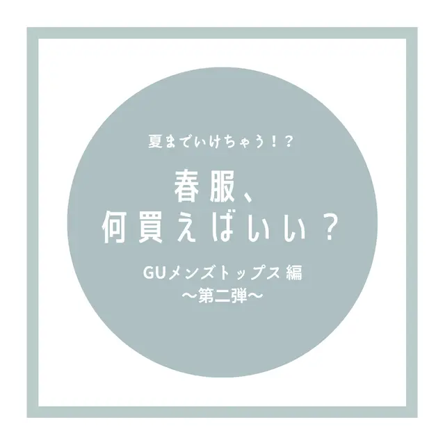 Gu 春服 メンズ 22 Lemon8