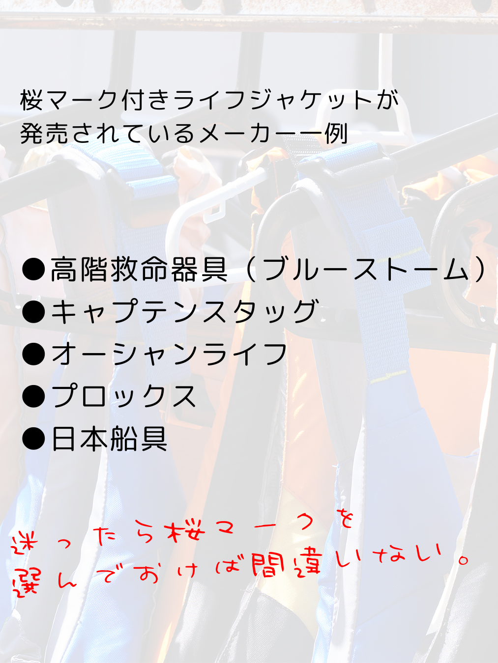 子ども用ライフジャケットの選び方の参考に 桜マークとかタイプaとかいったい何なの Kototabiが投稿したフォトブック Sharee