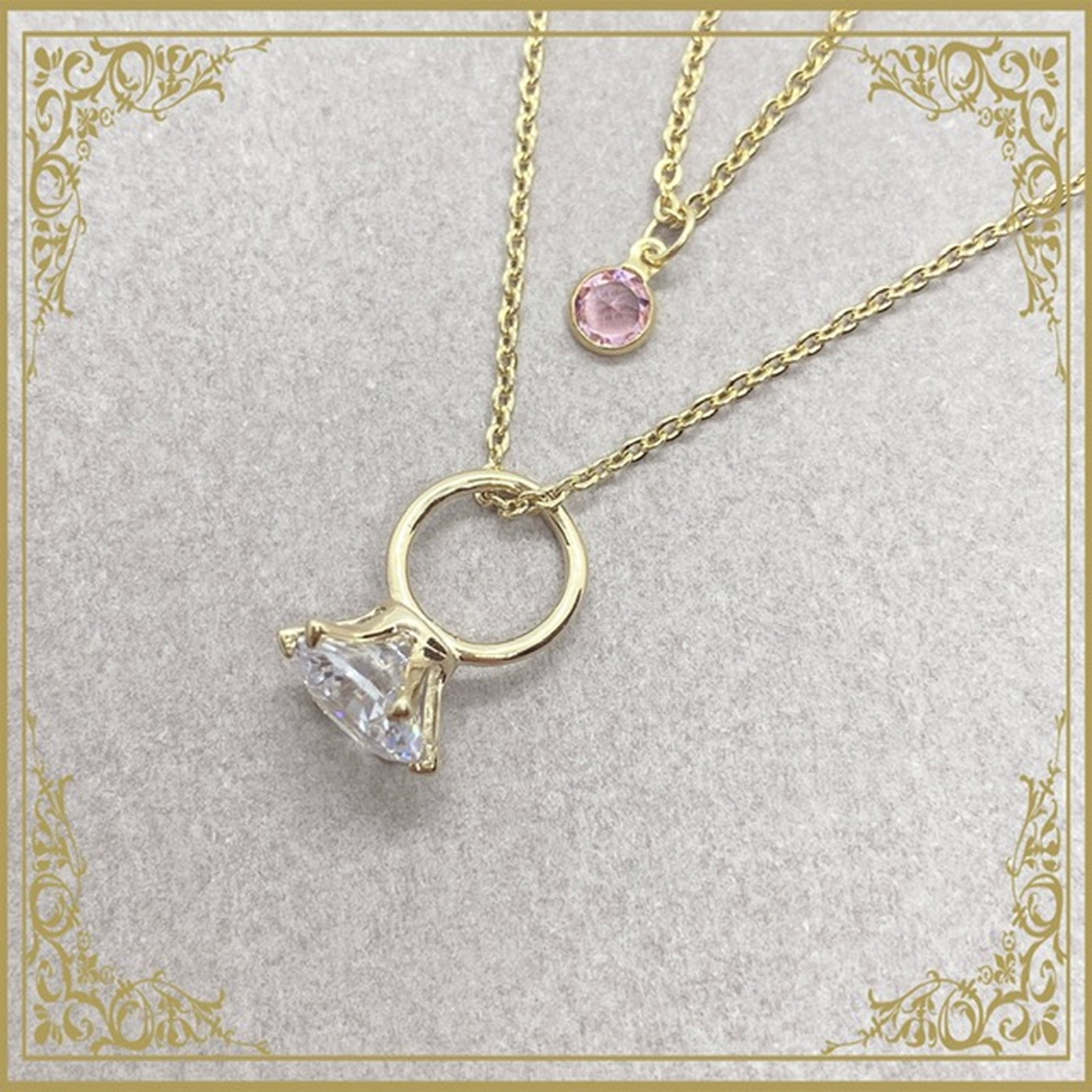 お金に愛される♡金縁結びのお守りネックレス♡金運アップ お金に愛される♡金縁結びのお守りネックレス♡金運アップ