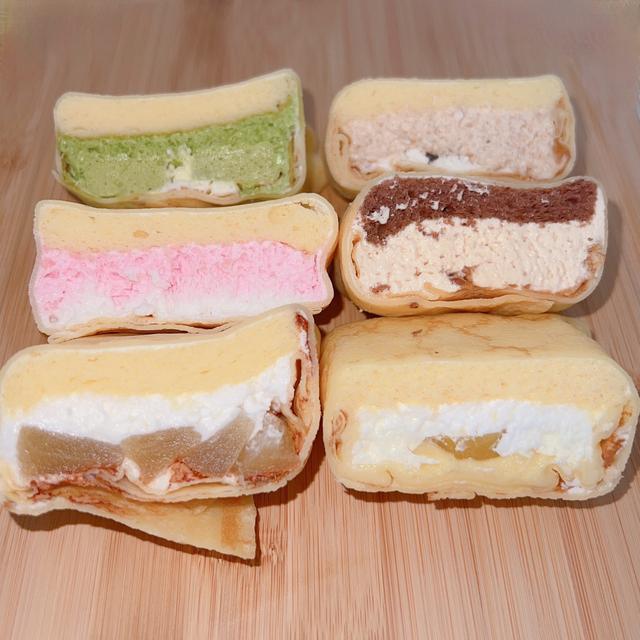 お取り寄せ 【11種類の味から選べる！】クレープアイスも楽しめる！昔ながらのケーキ風クレープ　6個入