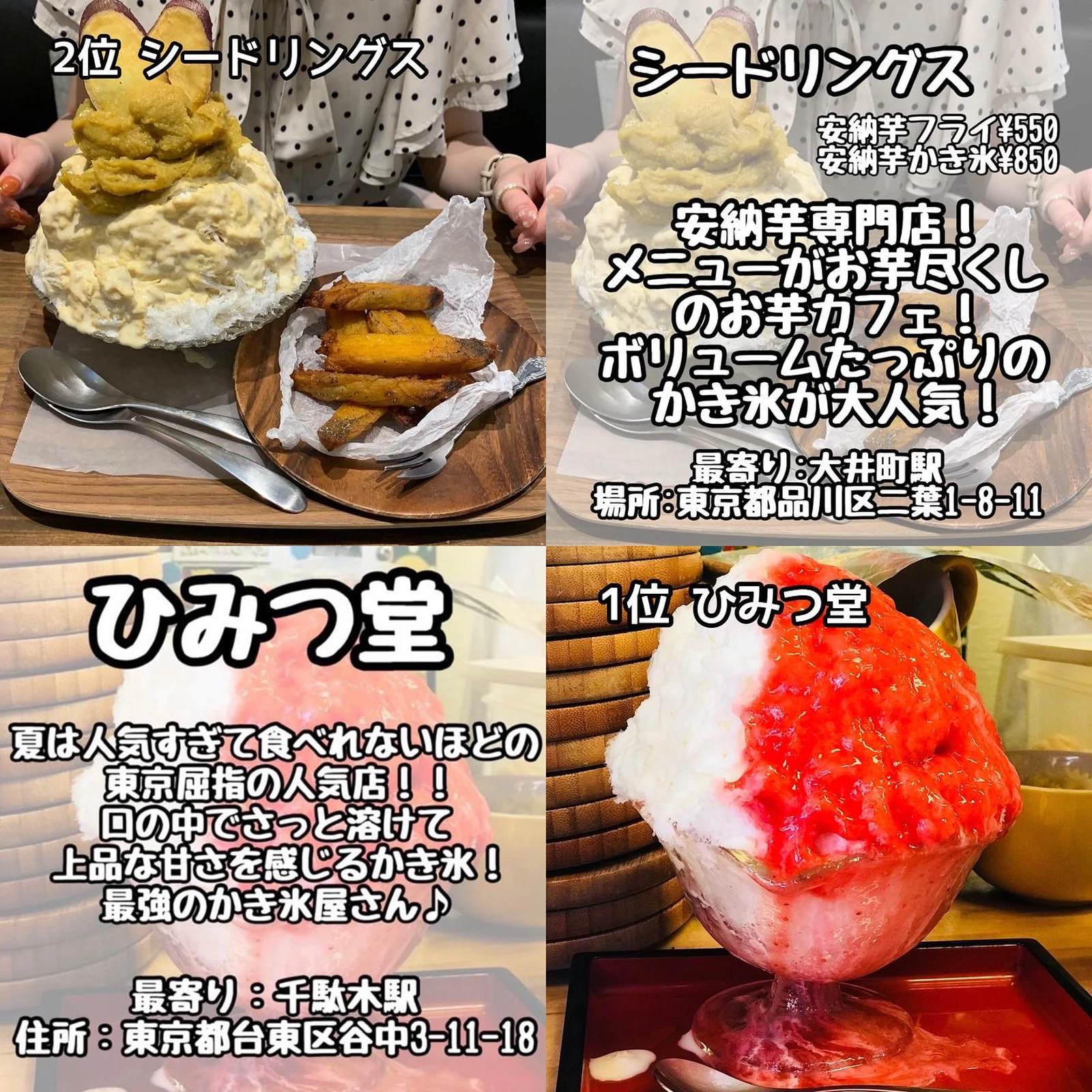 完全保存版 かき氷ランキング かき氷ランキング りょうくんグルメが投稿したフォトブック Lemon8