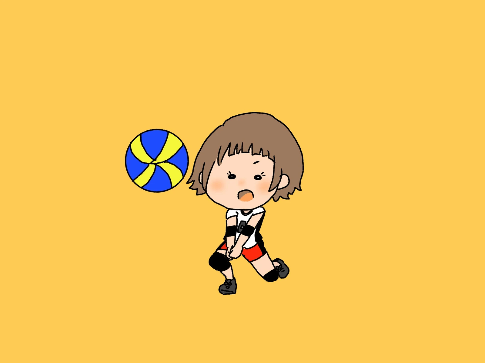 バレー部イラスト Lemon8