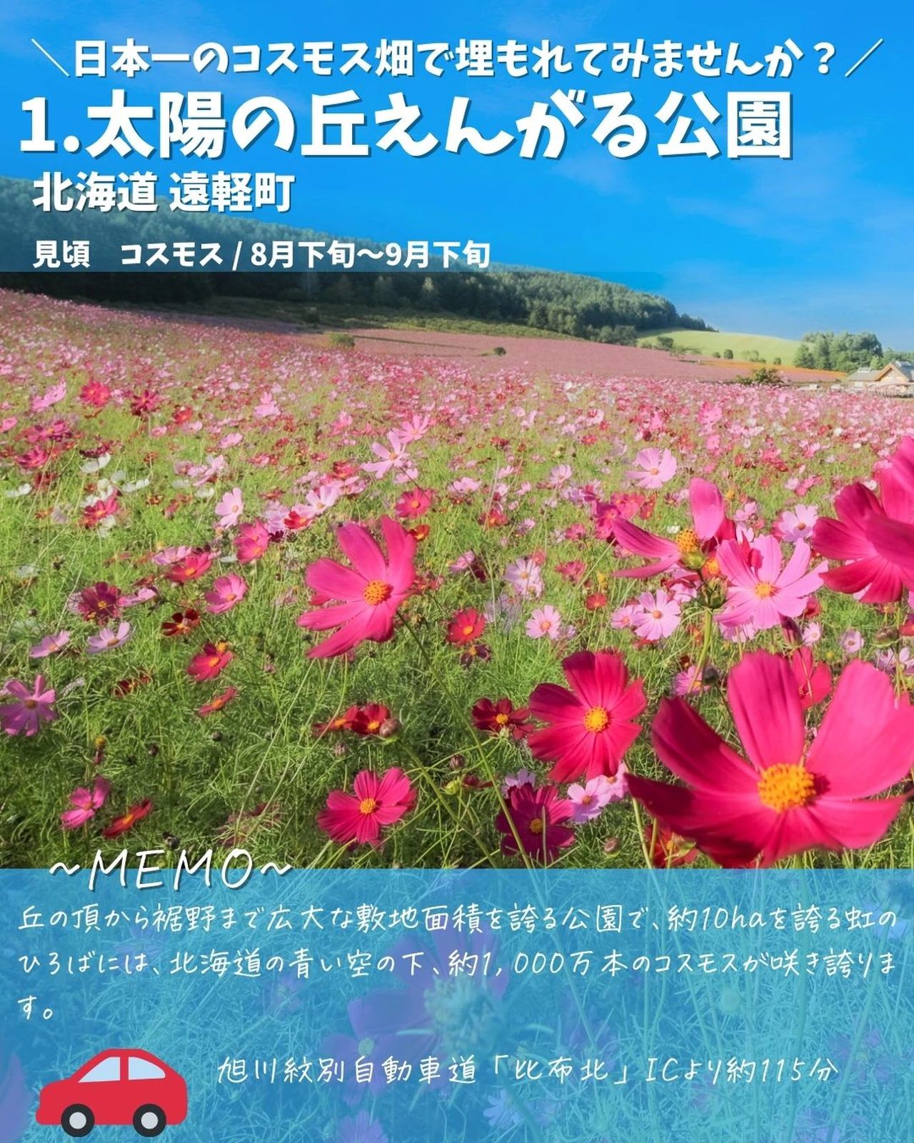 絶対行きたい 絶景コスモス畑 7選part1 日本の映え旅 絶景旅ナビが投稿したフォトブック Lemon8