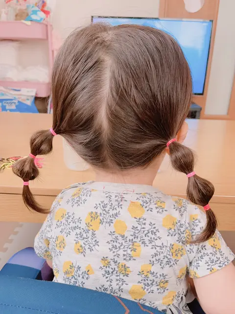 2歳 髪型 女の子 アレンジ Lemon8