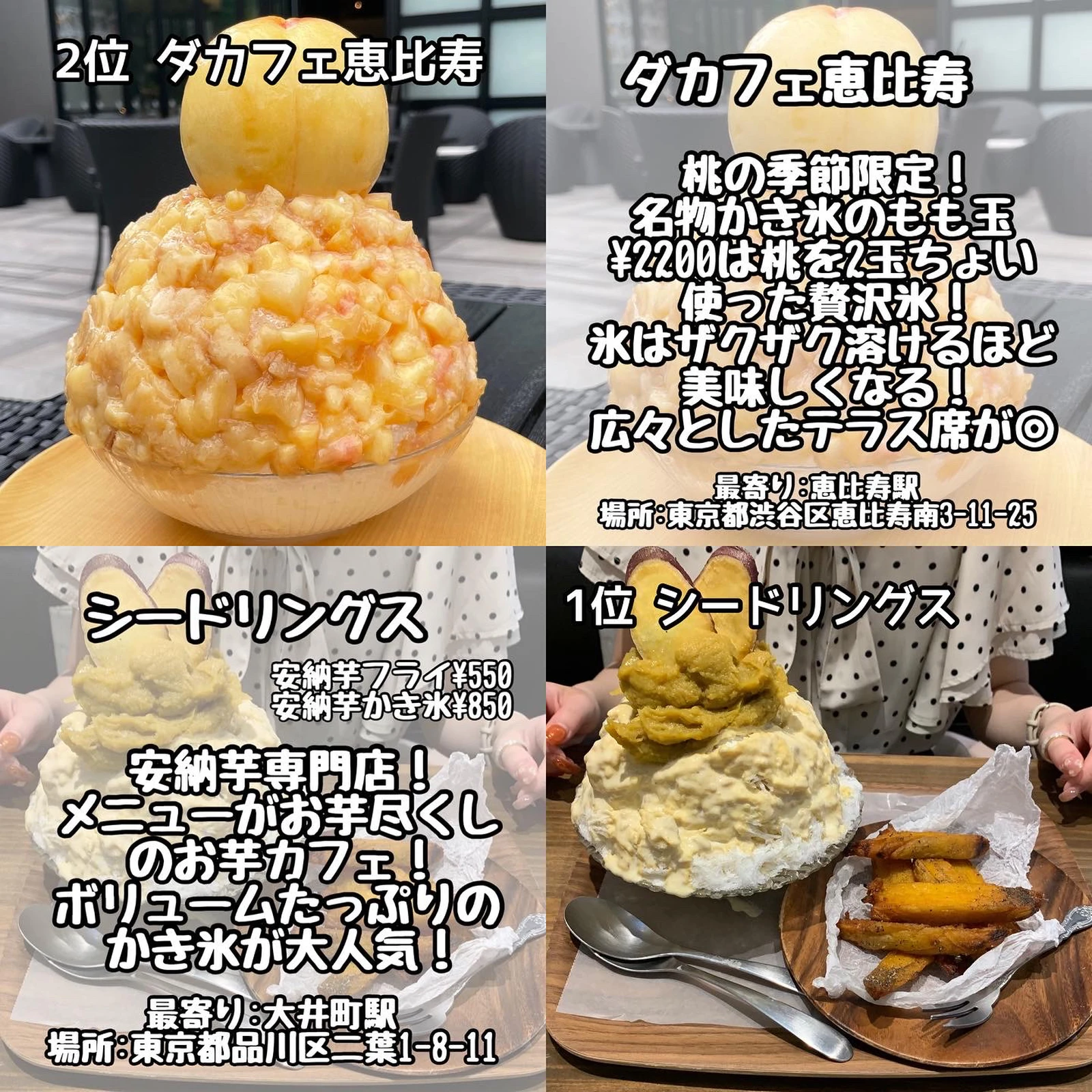 完全保存版 かき氷ランキング かき氷ランキング りょうくんグルメが投稿したフォトブック Lemon8