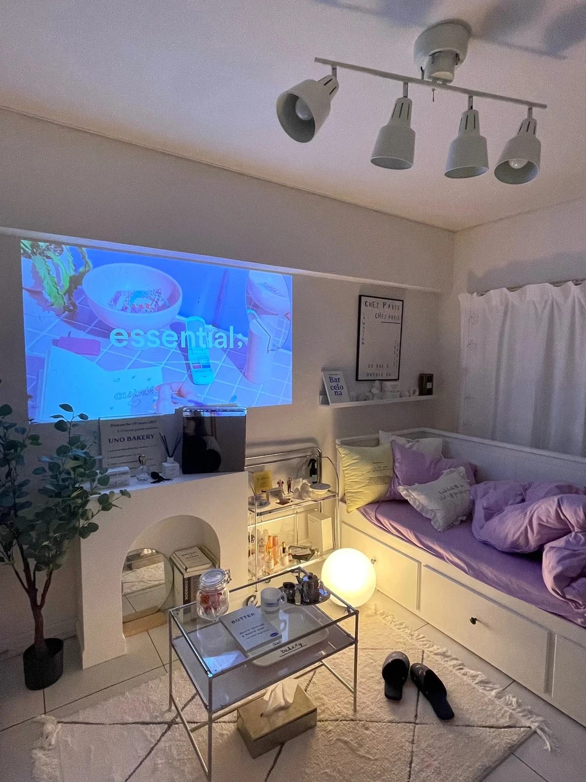 プロジェクターで夜部屋 Mamiが投稿したフォトブック Lemon8