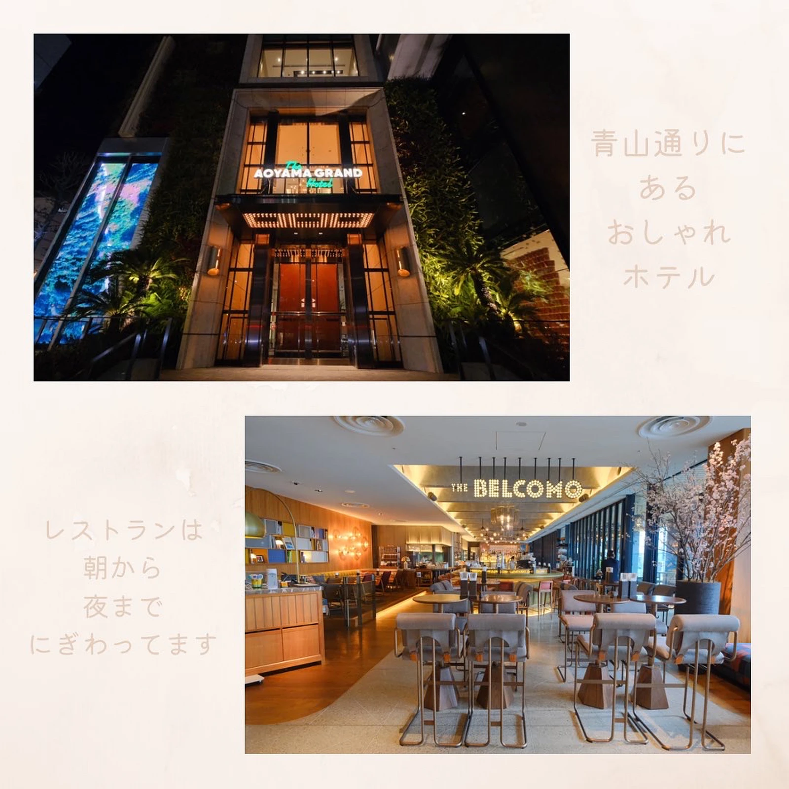 東京 青山のおしゃれホテル The Aoyama Grand Hotel ひとりホテルステイが投稿したフォトブック Lemon8