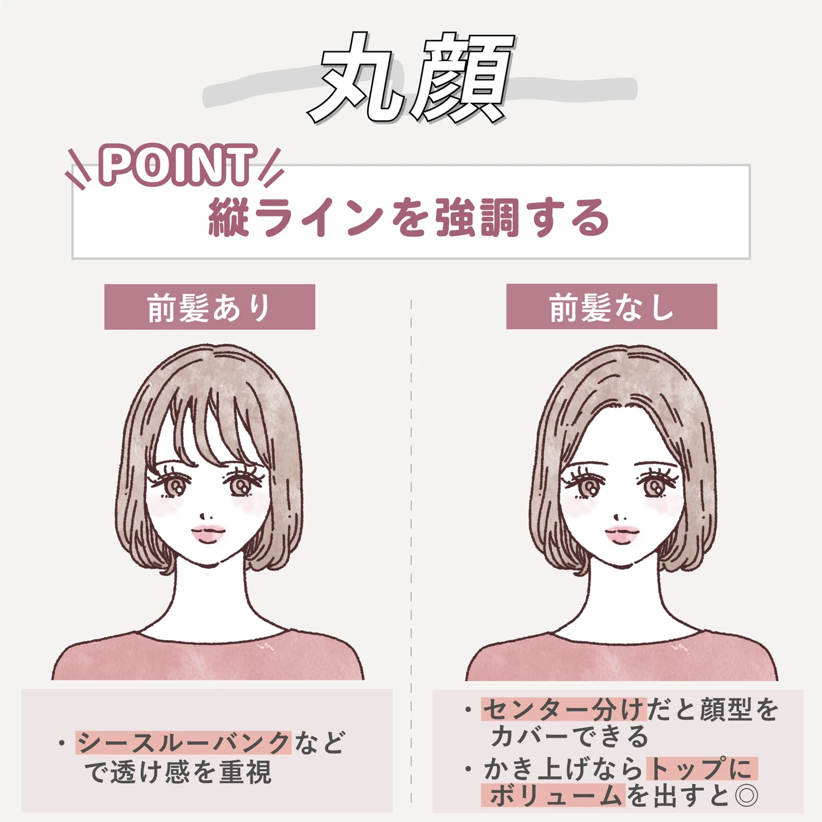 コンプレックス解消 顔型別 吹き出し 似合う前髪 Karin Lifeが投稿したフォトブック Lemon8