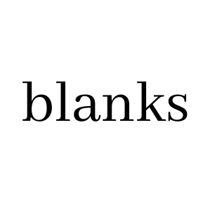 blanks ブランクス