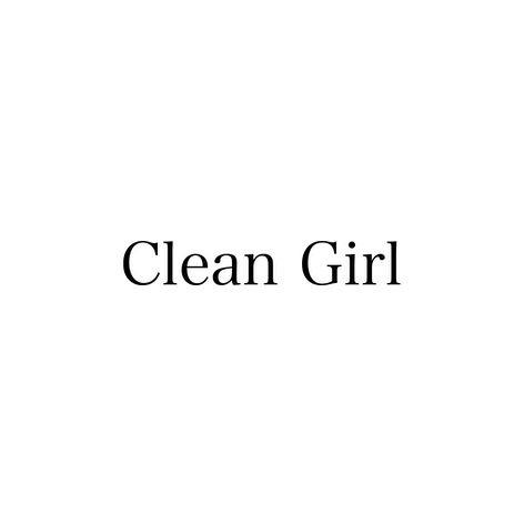 cleangirl