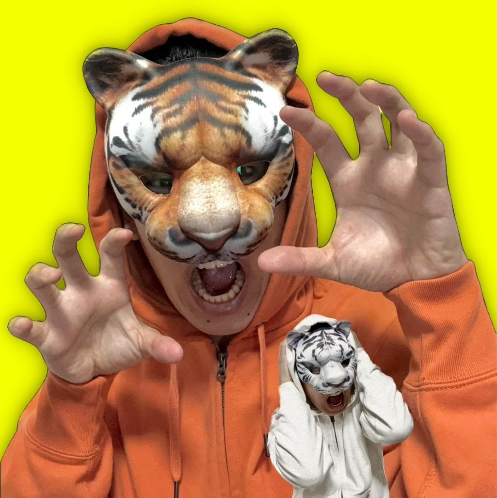 英語の虎-タイガー&トラお