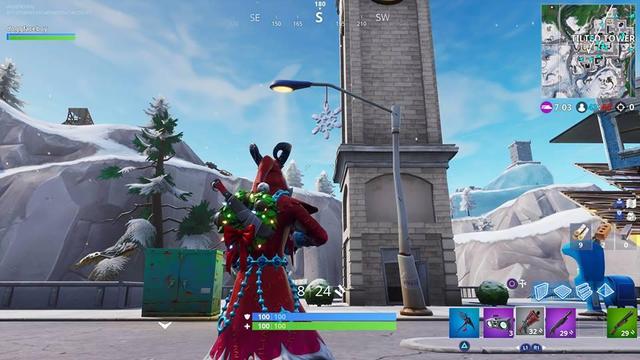 voici ou detruire 12 decorations en flocon de neige dans fortnite battle royale pour le defi 14 days of fortnite day credit epic games erik kain - flocon de neige fortnite