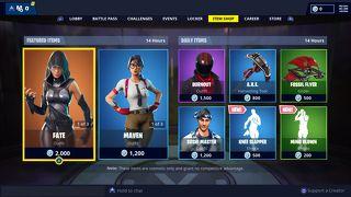 fortnite shop daily items 7 janvier - hache glacee fortnite