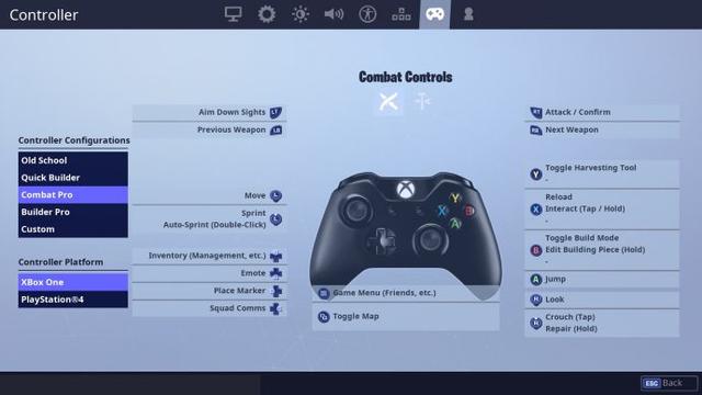 controller unterstutzung - fortnite beste tastaturbelegung