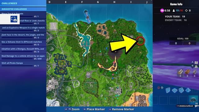 ou visiter un visage geant dans la jungle dans fortnite battle - fortnite visiter un visage geant dans le desert la jungle