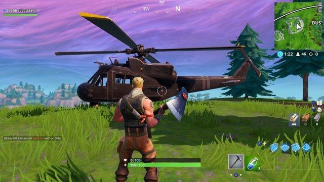 Helicoptere fortnite saison 8