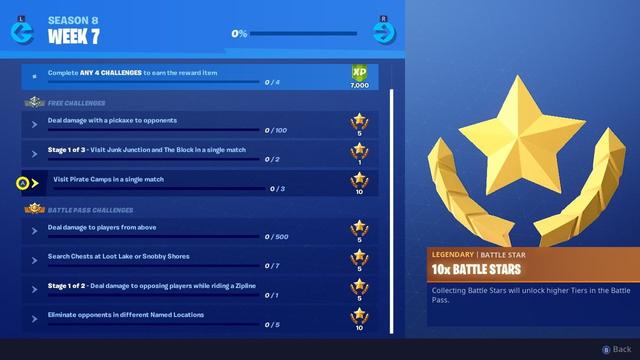 fortnite season 8 week 7 challenge guide besuchen sie 3 - brennende ringe in fortnite season 8