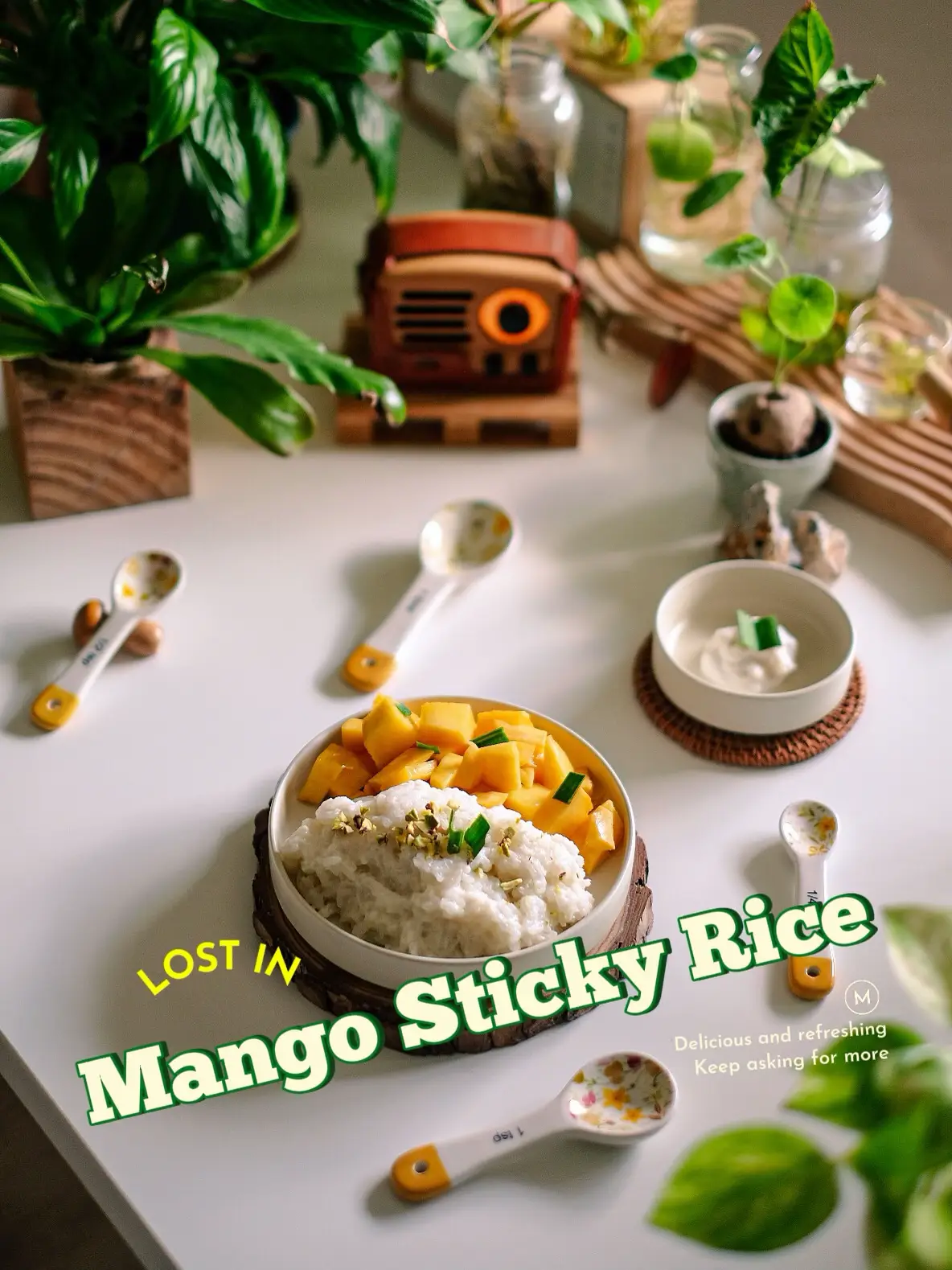 PANDAN MARKET STICKY RICE STEAMER AND COOKBOOK (7 PIECES GIFT SET