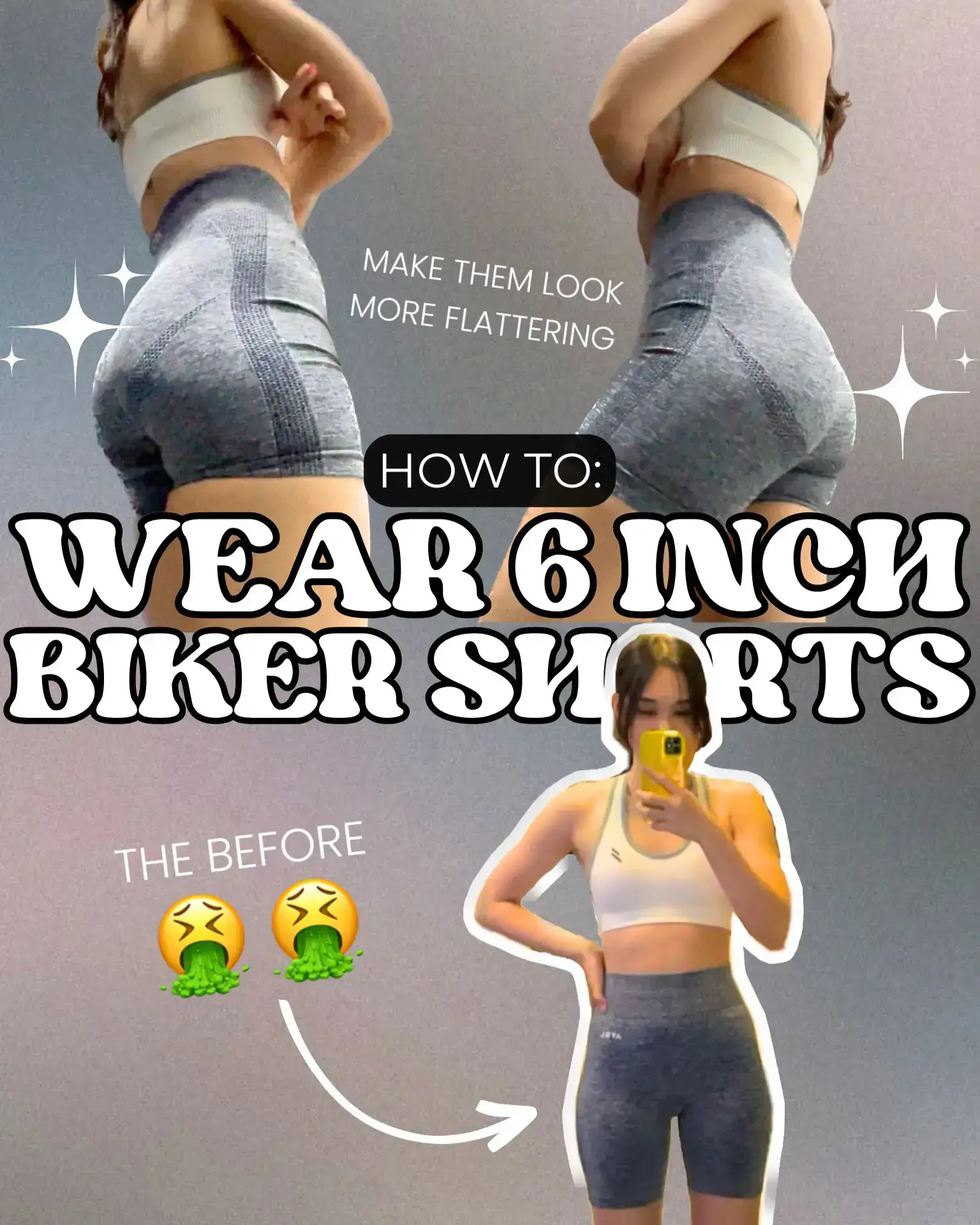 Easy Hack for Wearing Biker Shorts at the Gym!