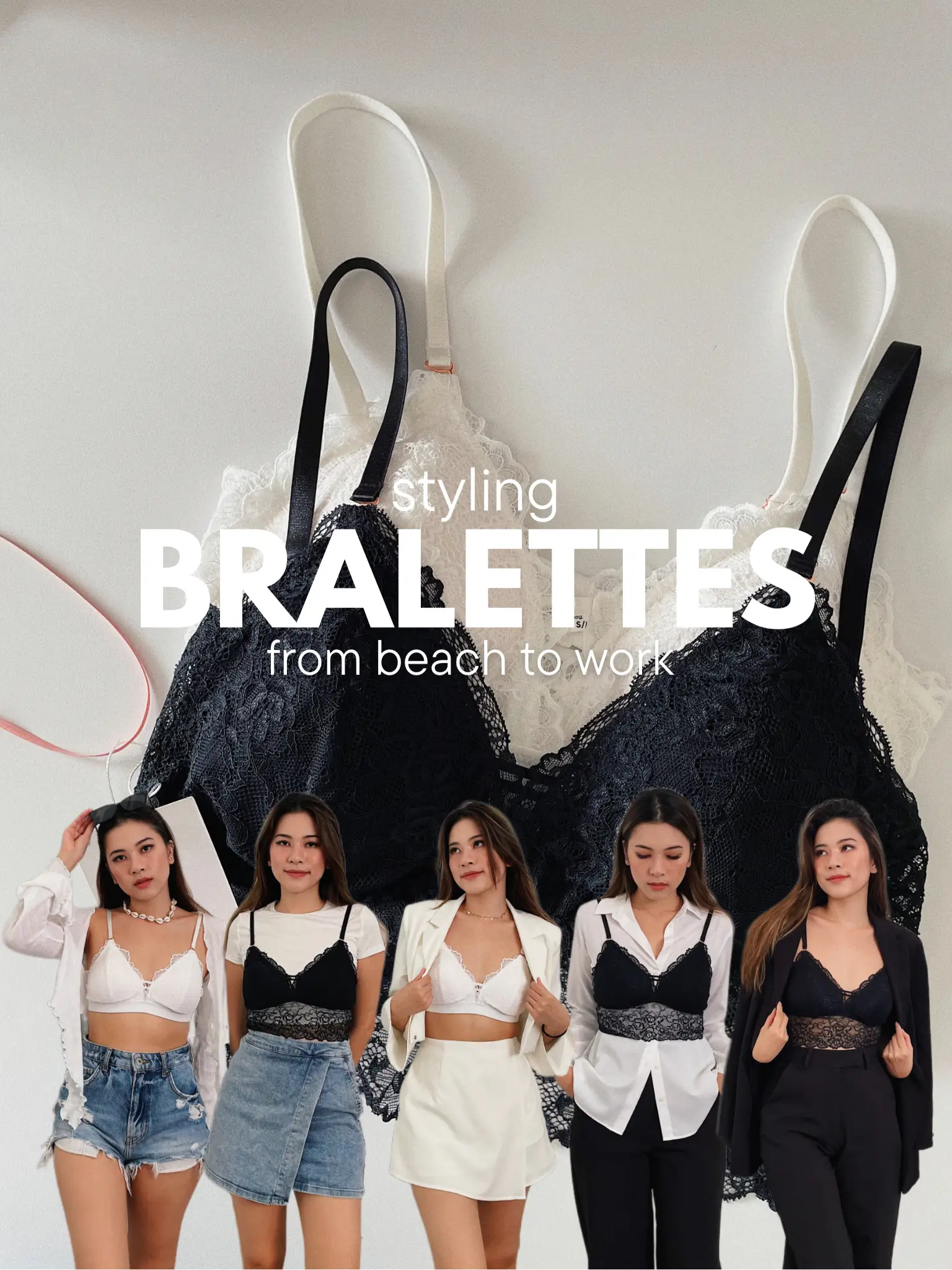 2 bralettes, 5 styles - from the beach to your 9-5, Video published by  georginallyy