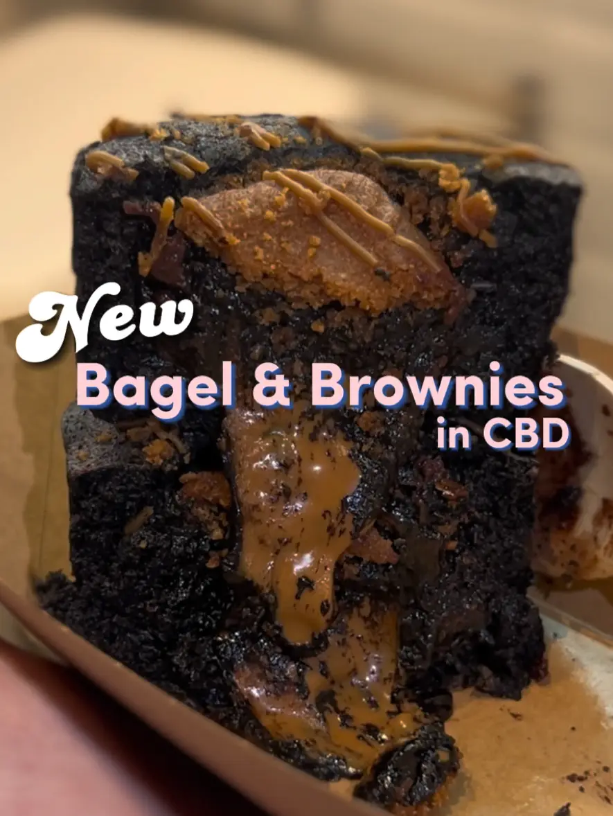 New Bagel and Brownies in CBD 🫶🏼 | Video published by BurppleSG | Lemon8