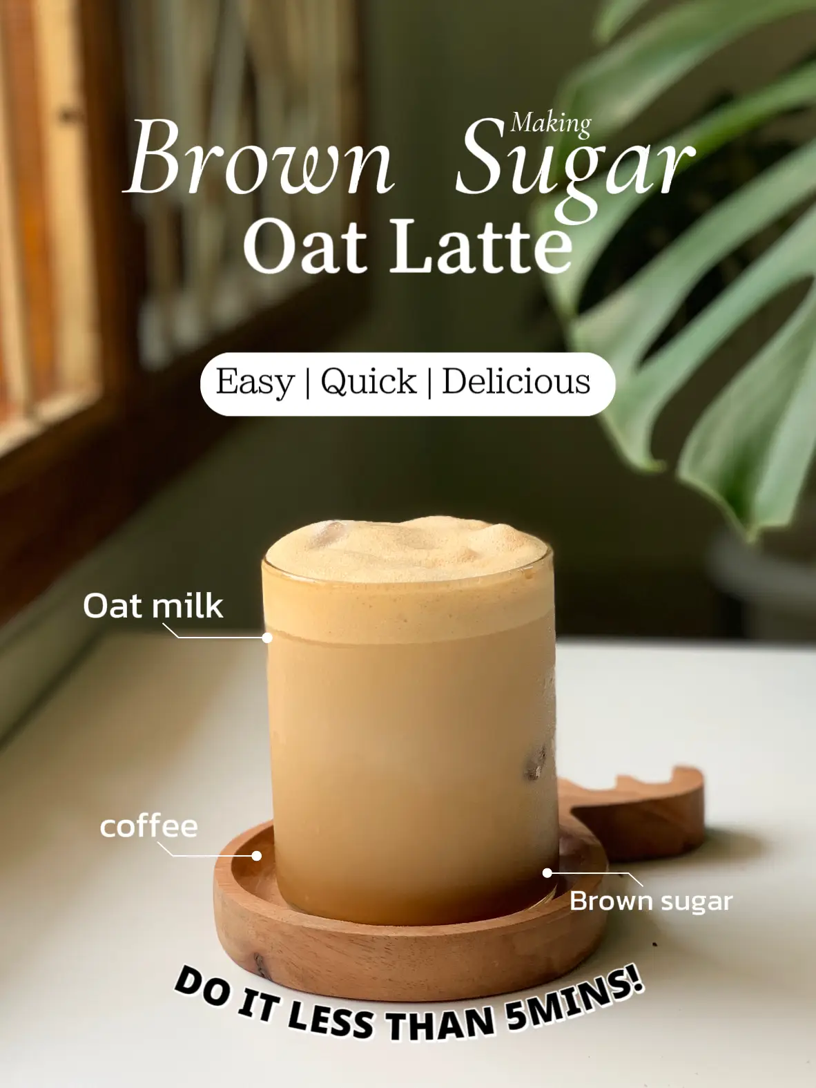 The Best Oat Milk Latte At Home (Easy 5-min Homemade Coffee) - My