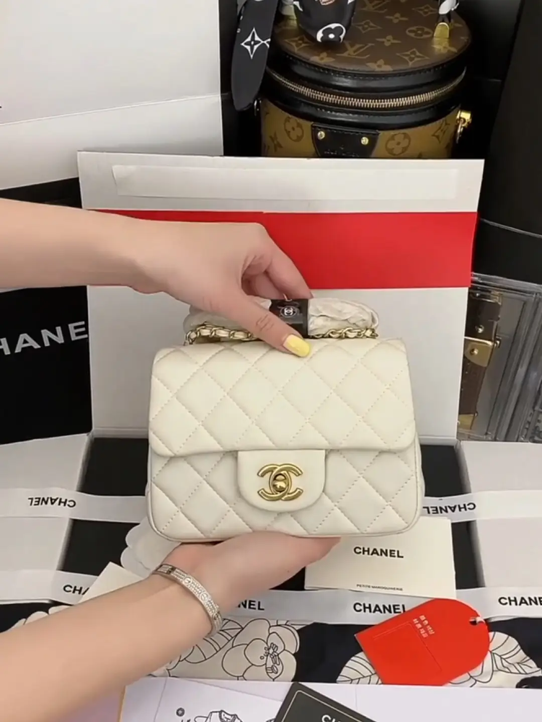 Review & Unboxing: Chanel Double Flap Jumbo Pink Bag @CHANEL 