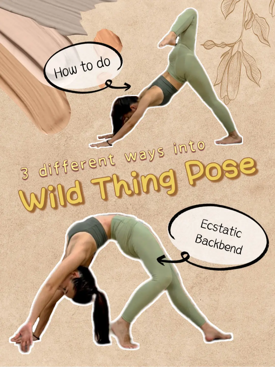 Step By Step WILD THING Yoga Sequence 
