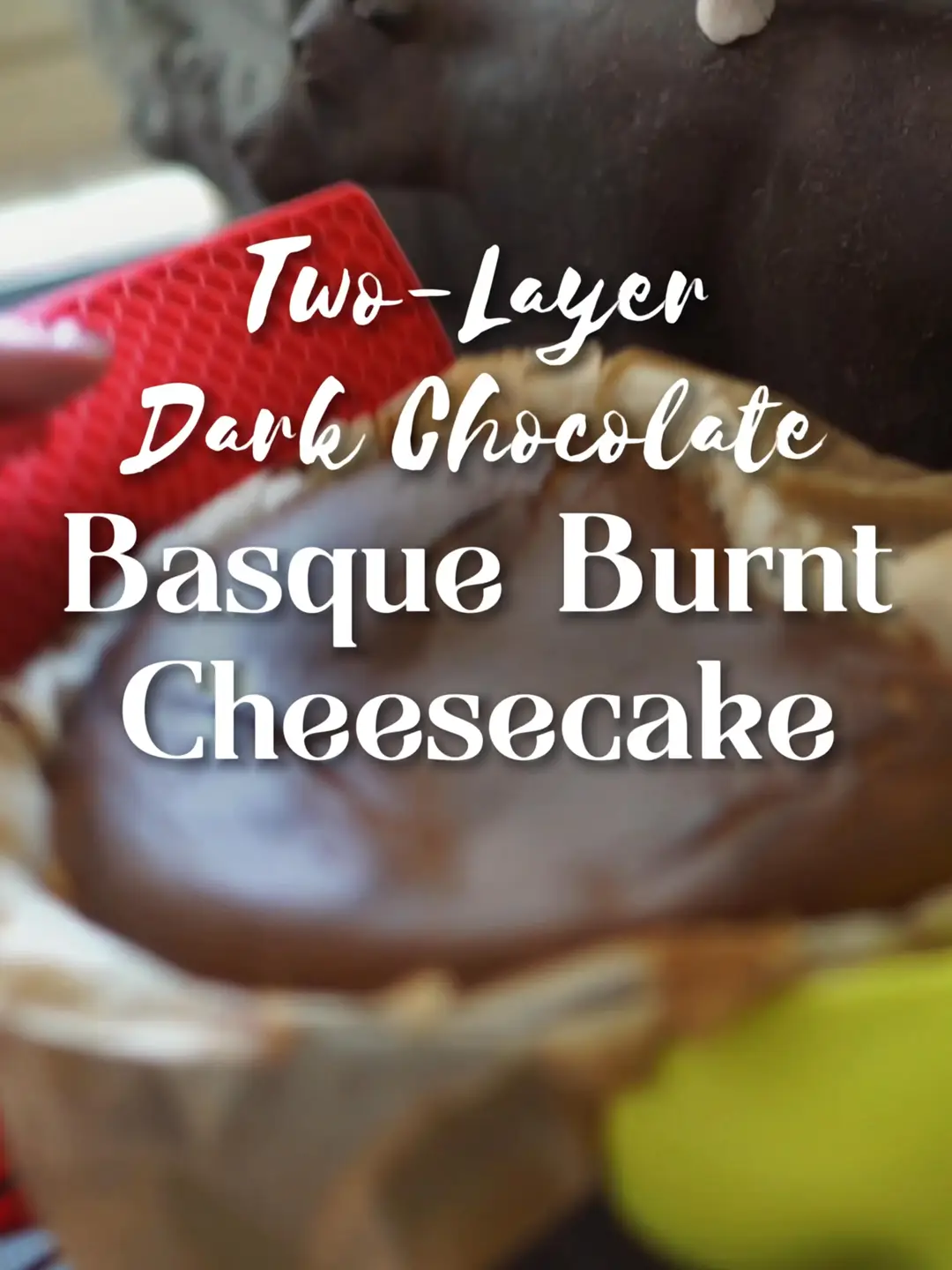 Dark Chocolate 2-Layer Basque Burnt Cheesecake