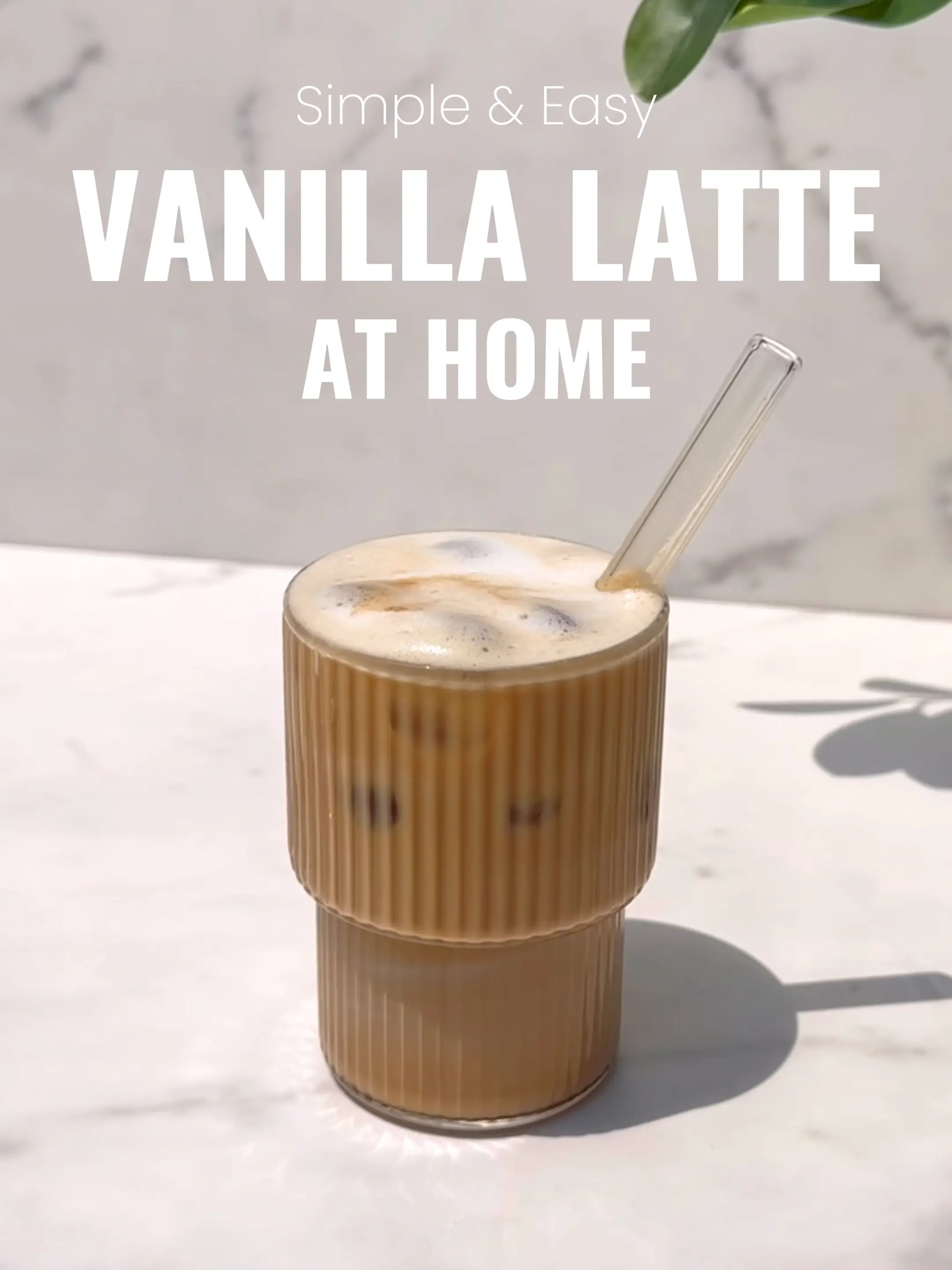 Iced Latte At Home Without A Coffee Machine!, Video published by  Bblancivyy