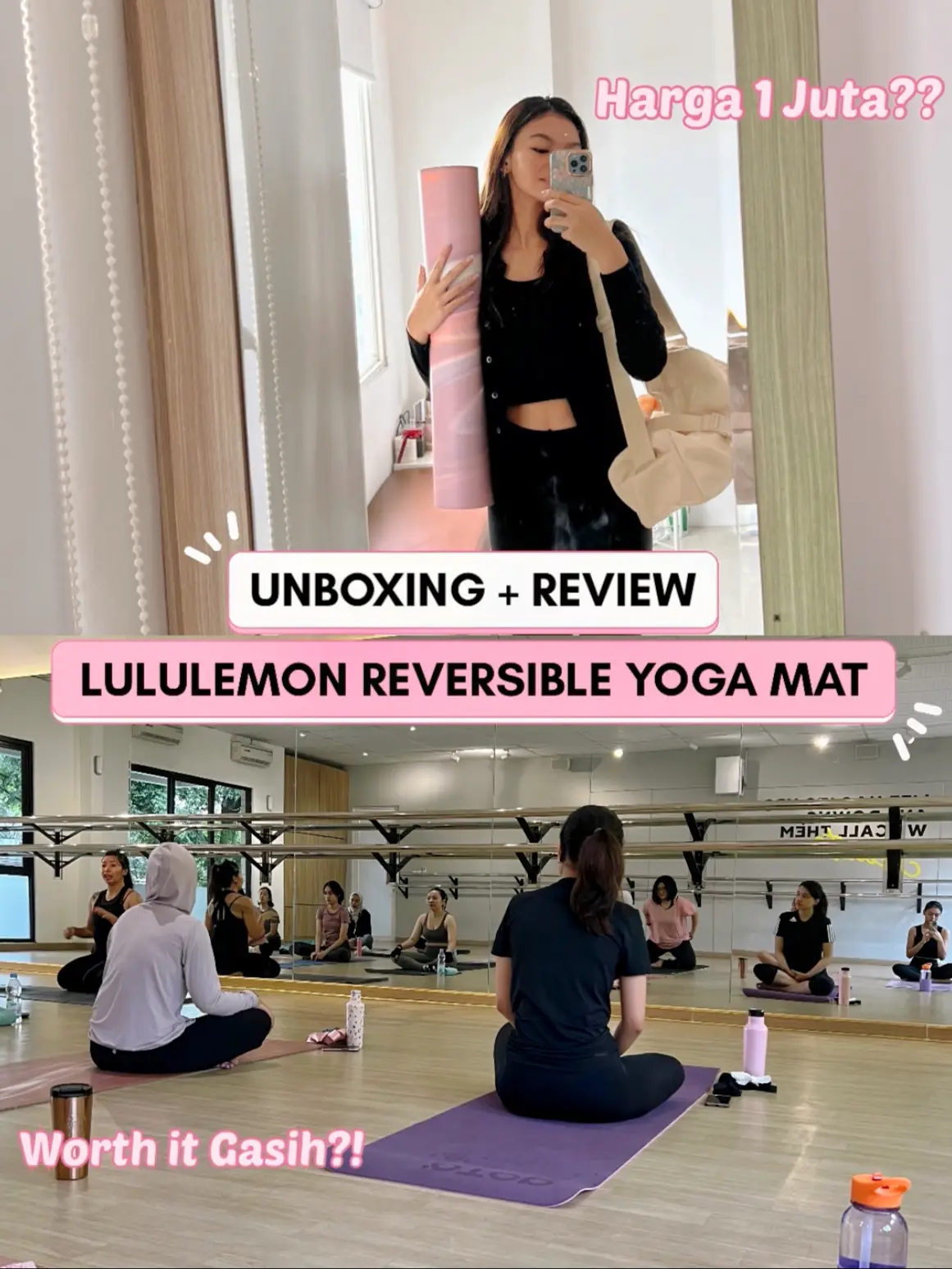 15DaysHealthier Review Yoga Mat Ternyaman!